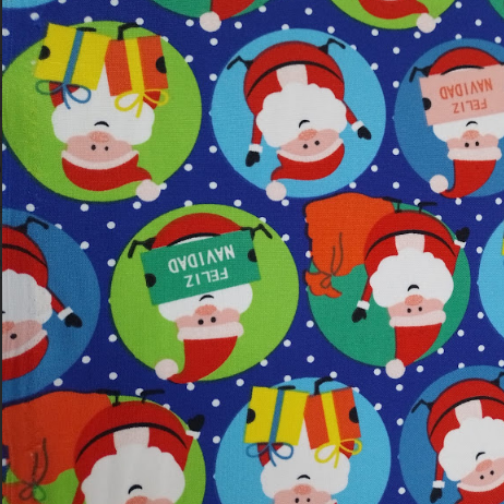 tela bistrech navideño