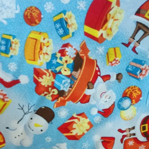 tela bistrech navideño