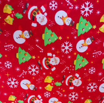 tela bistrech navideño
